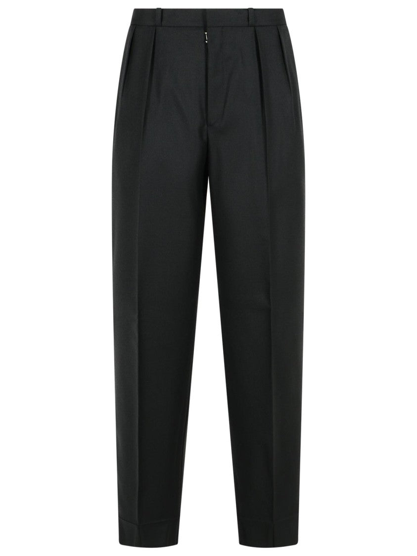 Maison Margiela Black Virgin Wool Trousers