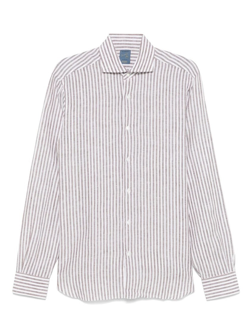 Barba Classic Vertical Stripe Shirt
