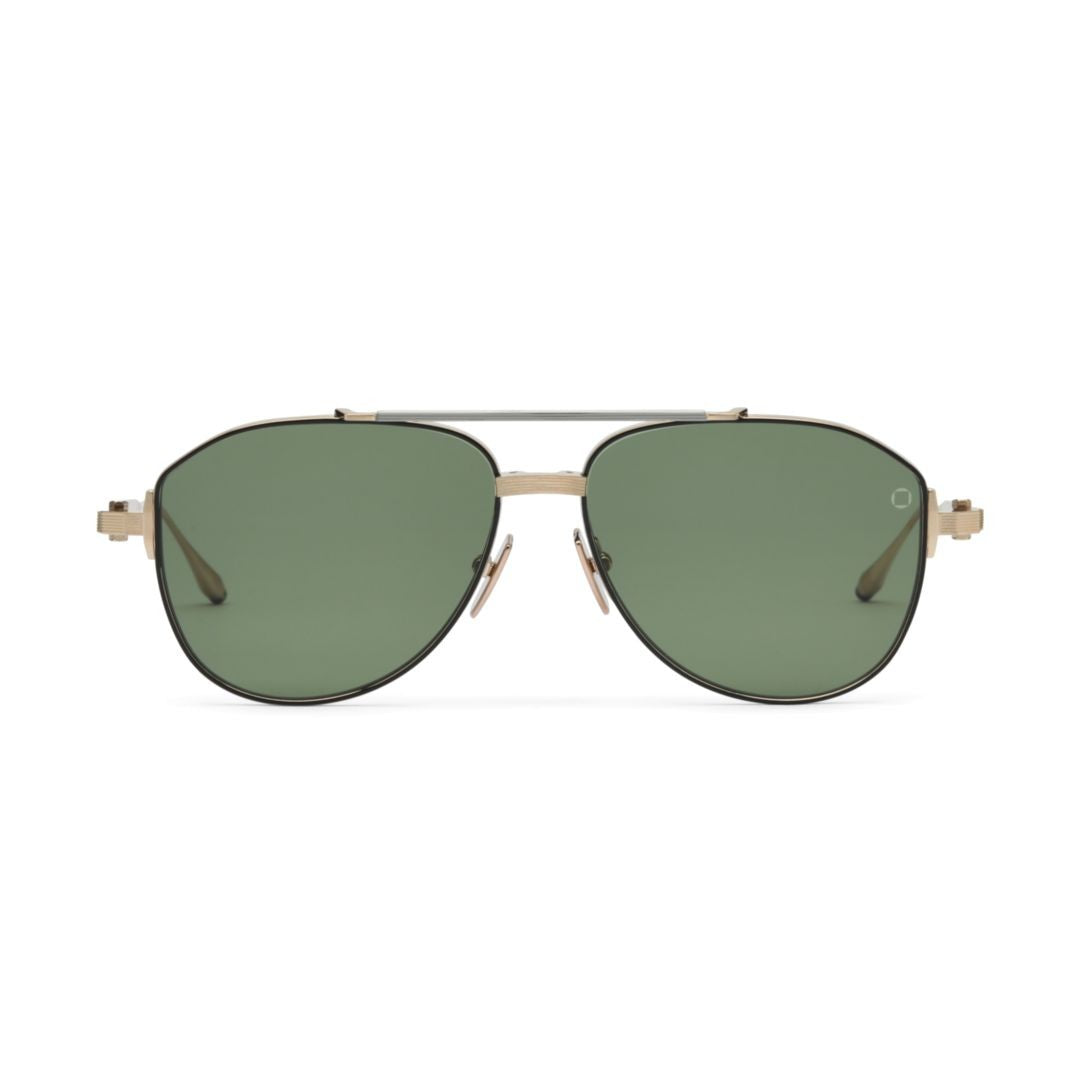 Akoni Helios Aviator-Style Sunglasses With Gradient Metal Frame