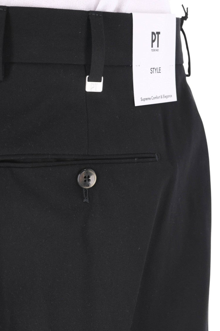 Pt Torino Union Fit Deluxe Cotton Trousers