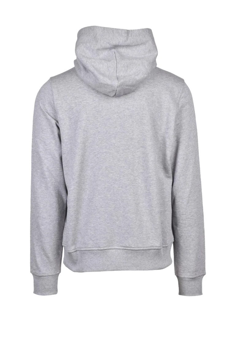 Diesel Grey Cotton Men's Hoodie Sweatshirt