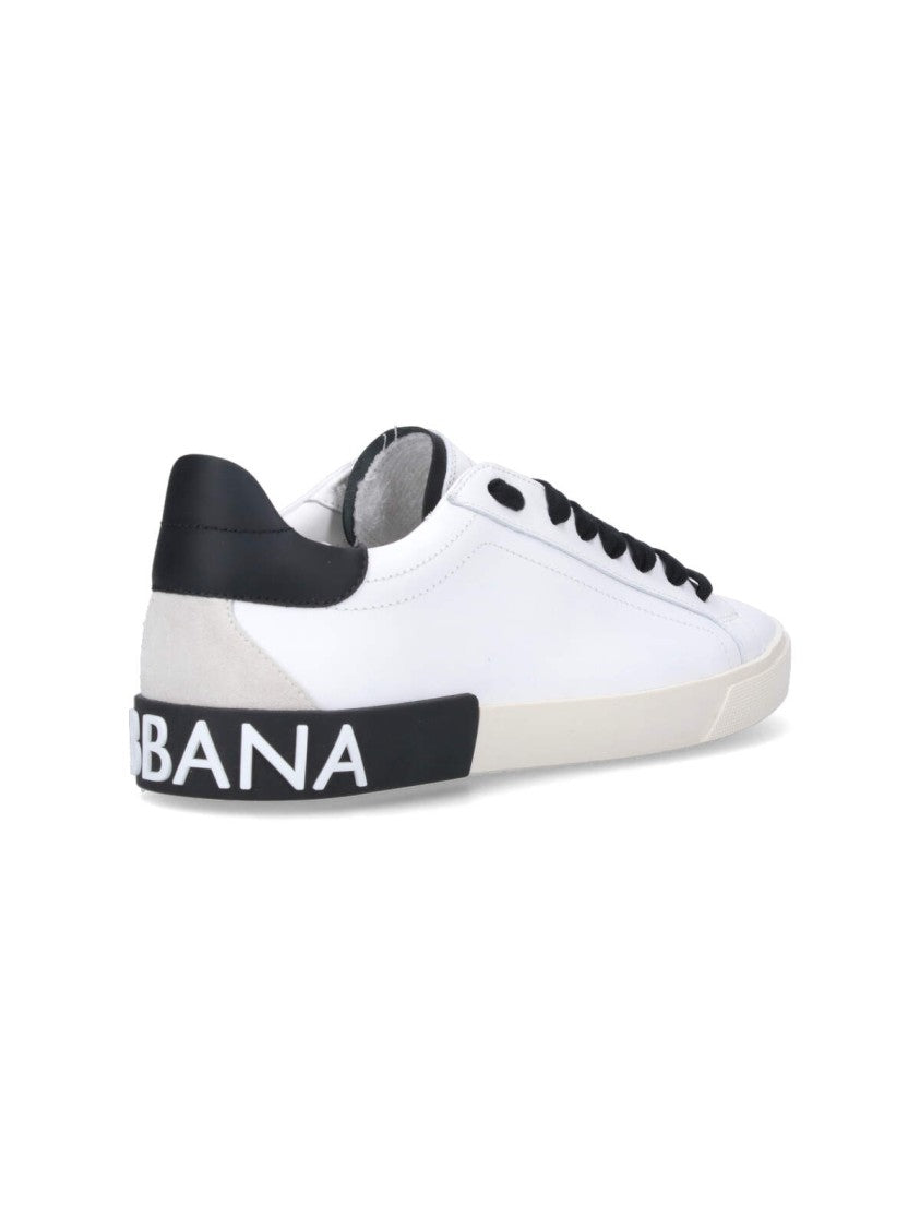 Dolce & Gabbana "Portofino Vintage" Sneakers – White