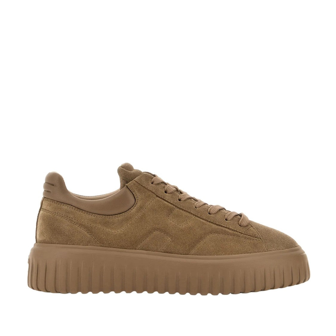 Hogan H-Stripes H Shoes With Distinctive Suede Upper