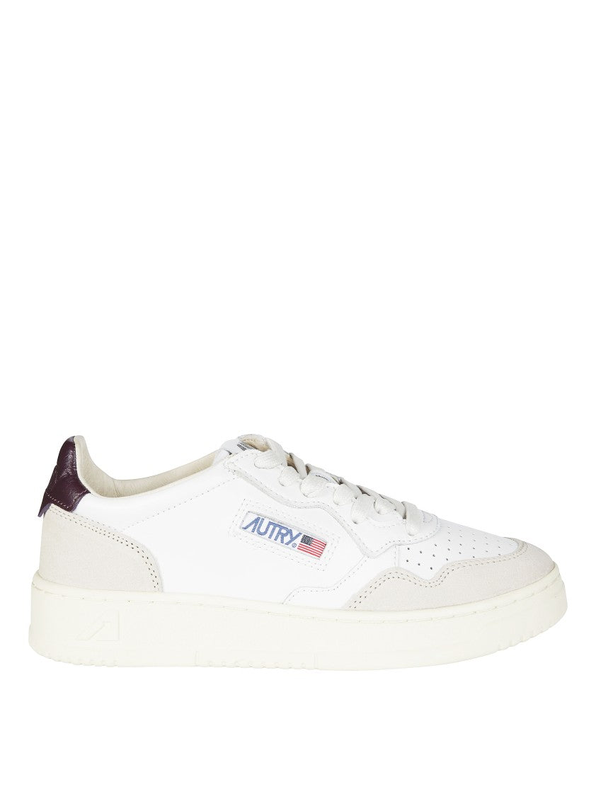 Autry White Medalist Low Synthetic Sneakers