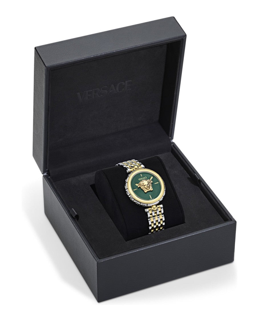 Versace Medusa Heritage Bracelet Watch With Two-Tone Case