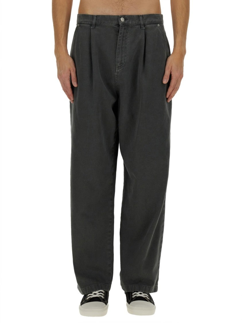 Moschino High-Waisted Wide-Leg Jeans