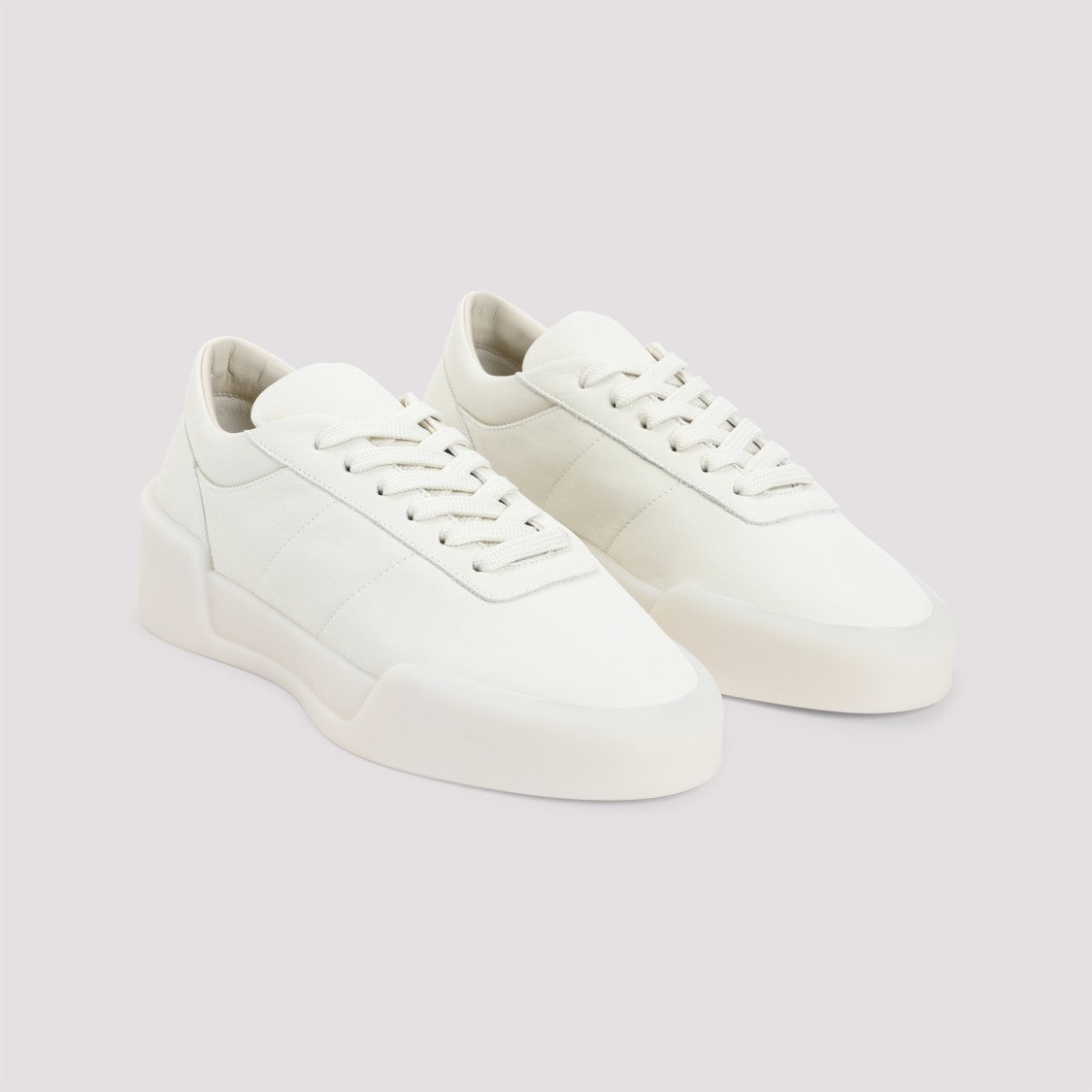 Fear Of God Chunky Sole White Leather Sneakers