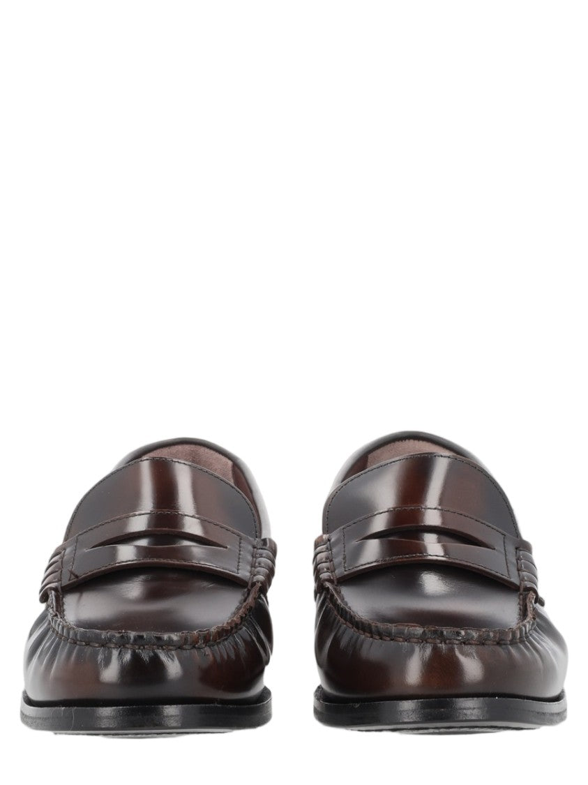 Alohas Rivet Polished Leather Moccasins