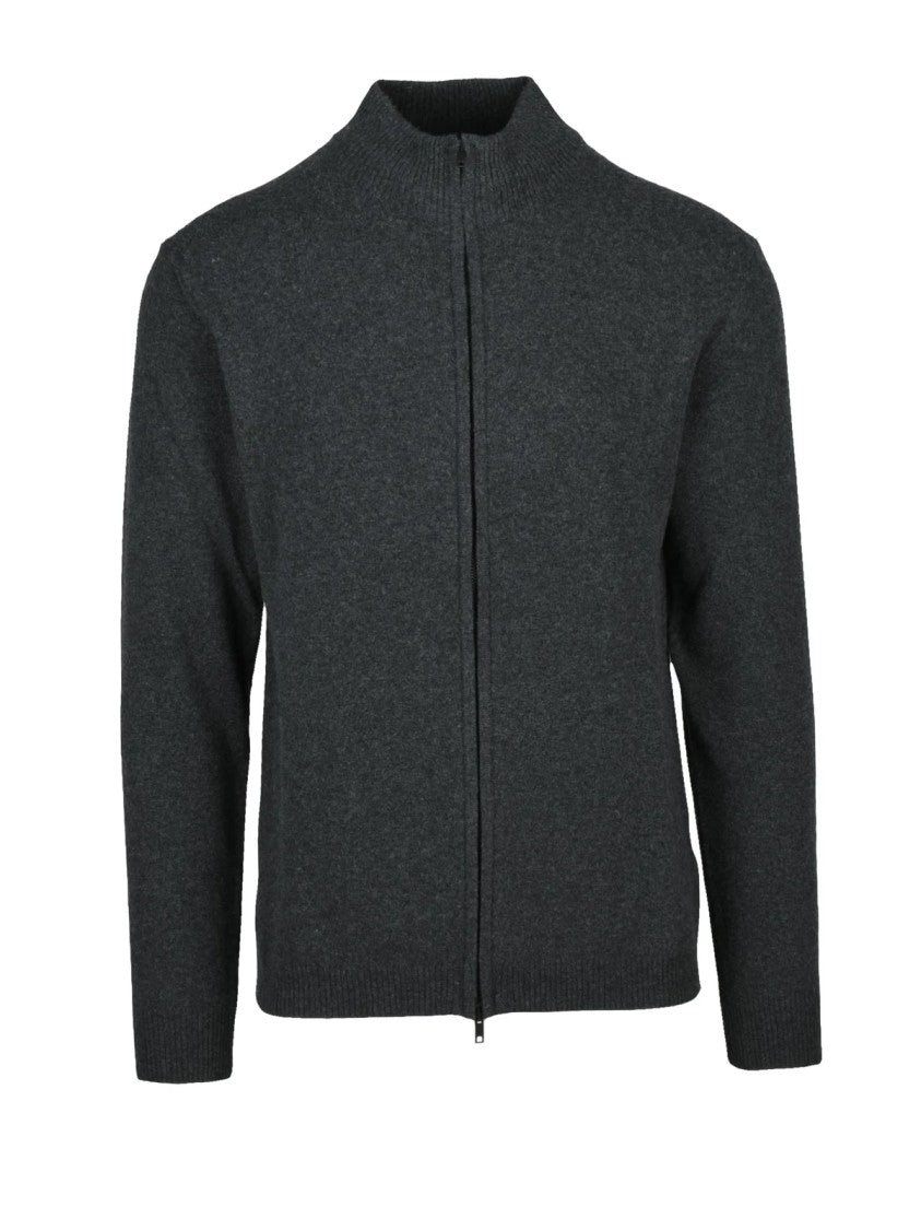 Daniele Fiesoli Grey Cashmere Cardigan