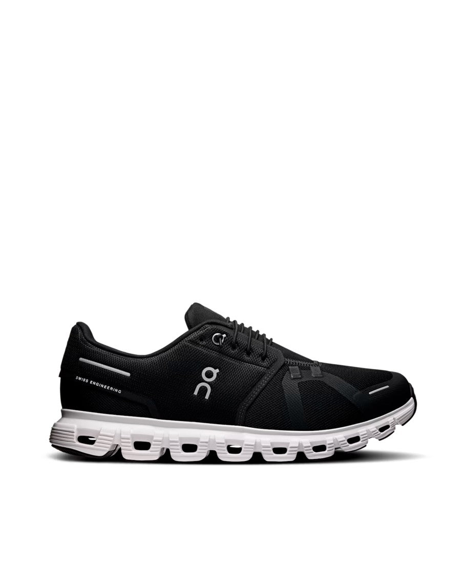 On Black/White Cloud 6 Sneakers