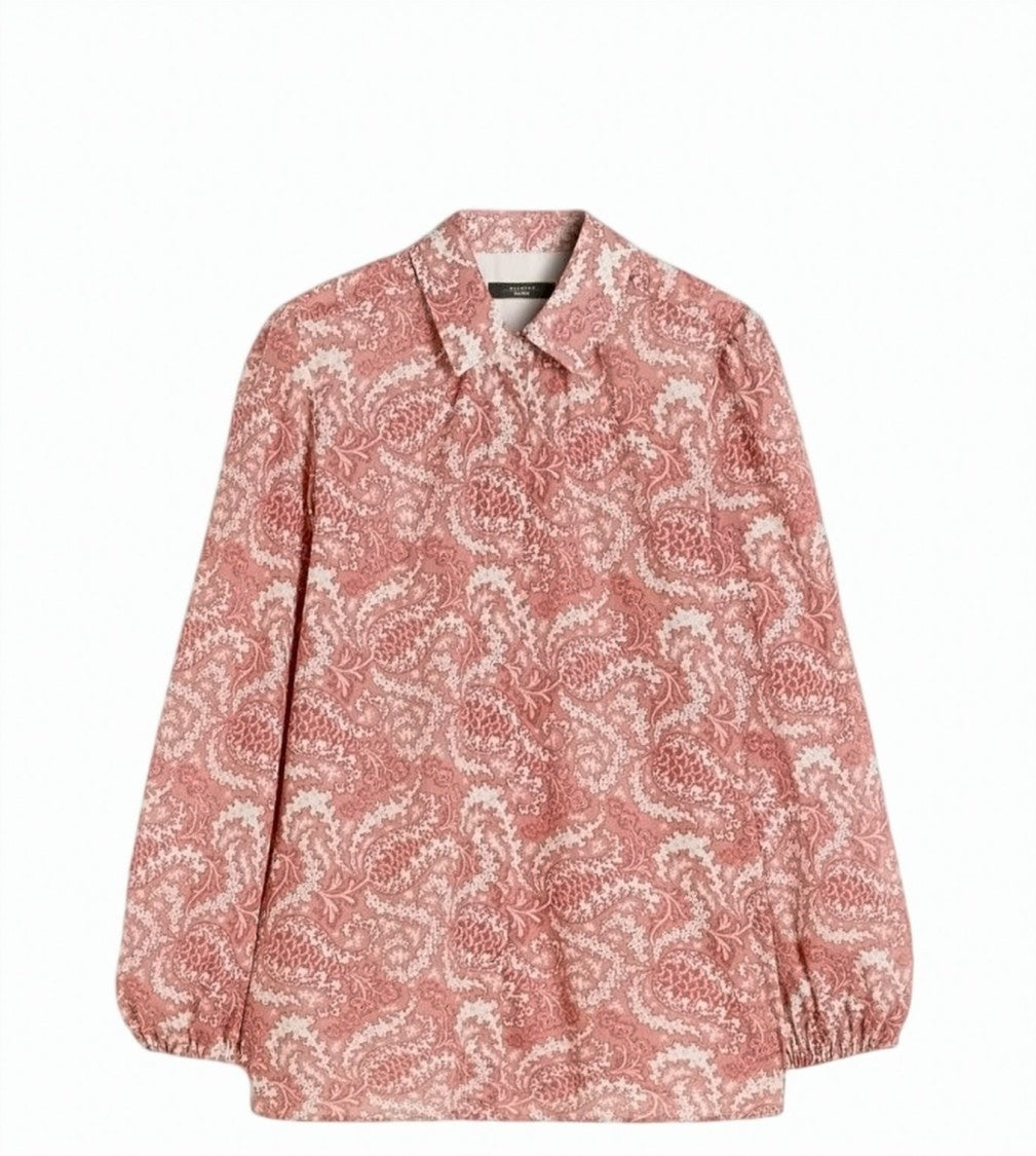 Weekend Pure Cotton Voile Puff Sleeve Shirt