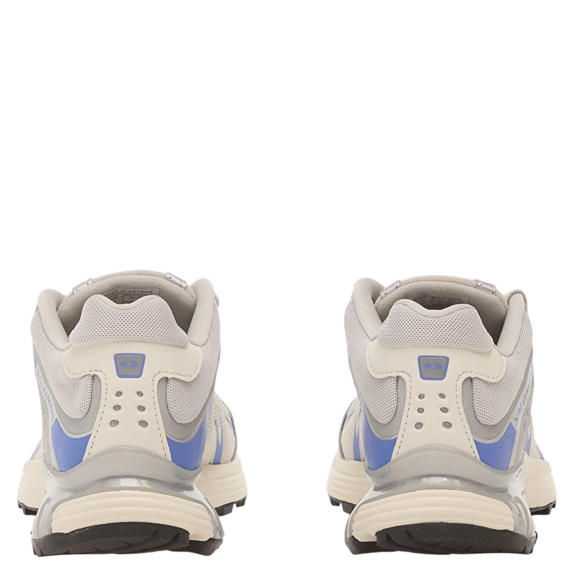 Salomon White/Light Blue Mesh Quicklace Sneakers