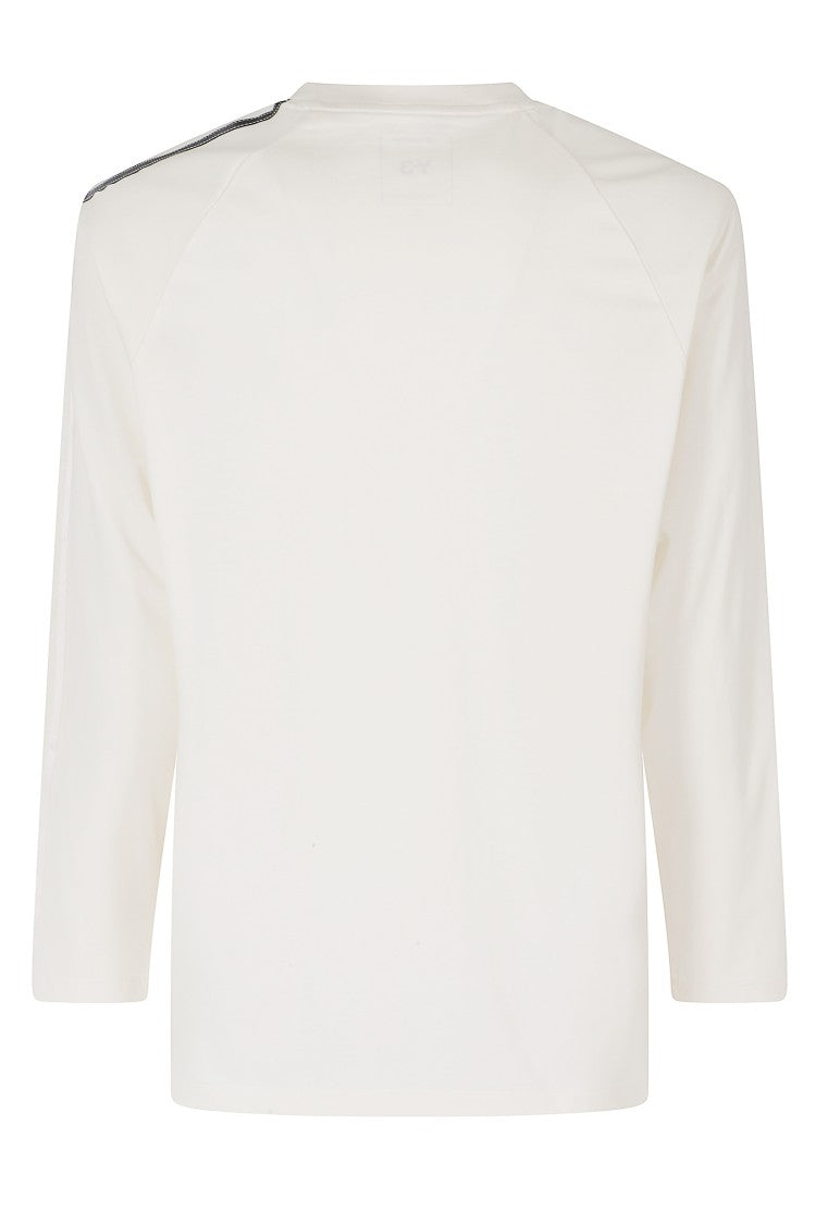 Y-3 Beige Ovs Grd Ls T Cotton T-Shirt