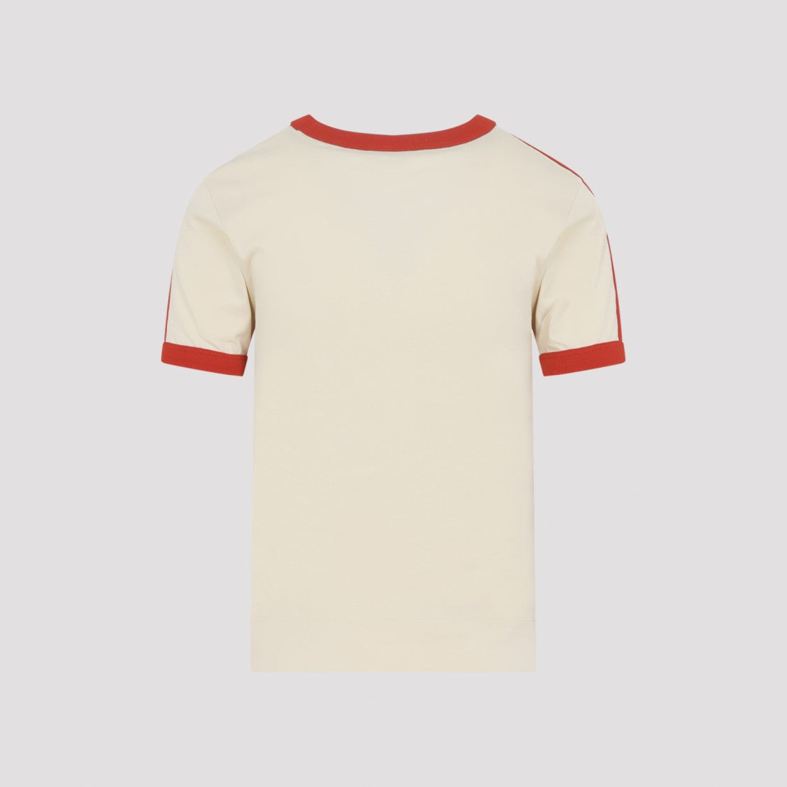 Dries Van Noten Short-Sleeved Cream Top