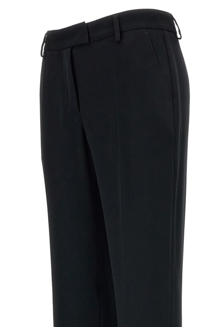 Alberto Biani Black Straight-Leg Trousers