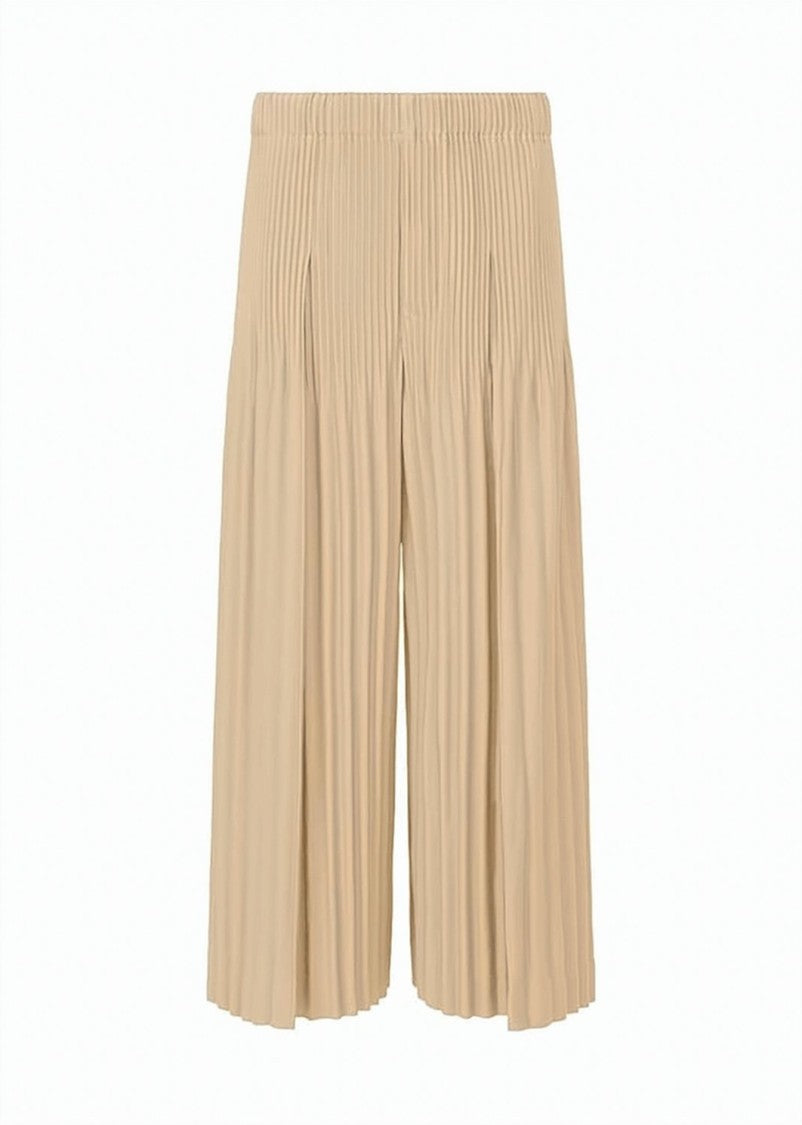 Homme Plissé Issey Miyake Wide-Leg Pleated Pants With High Waist