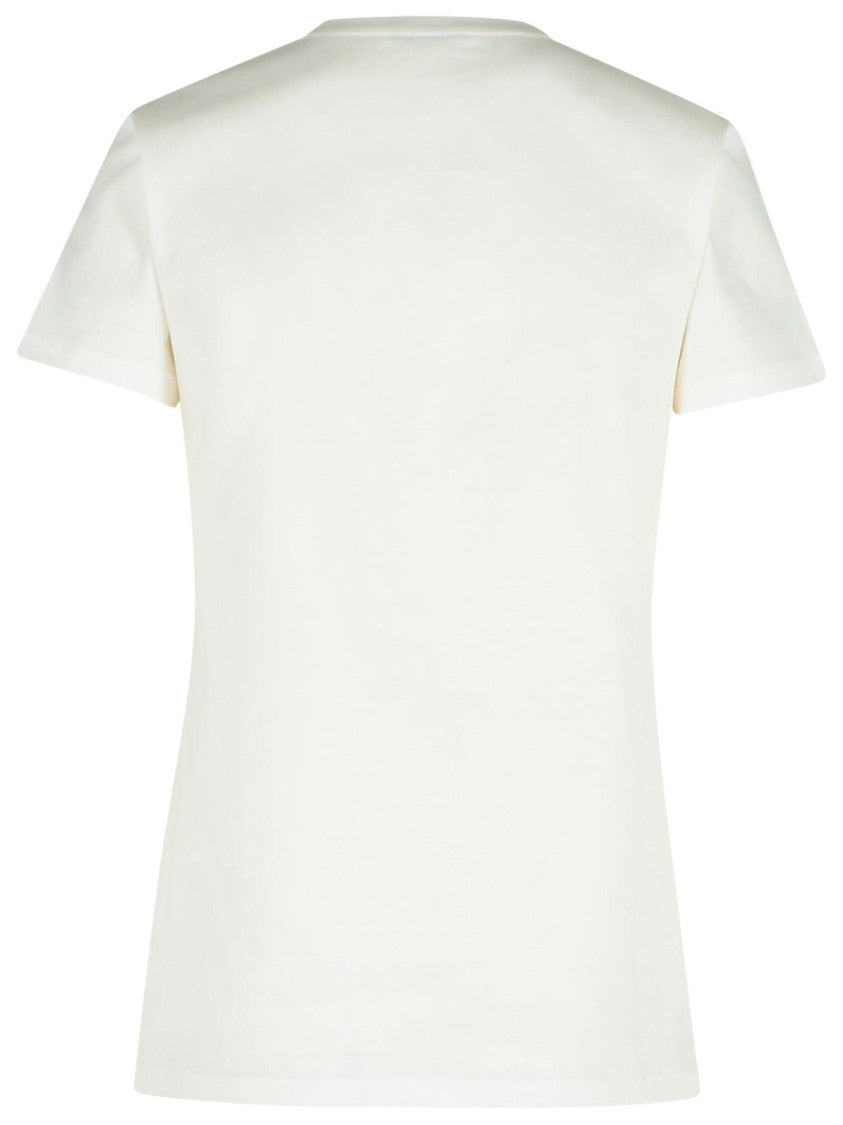 Moncler White Cotton T-Shirt