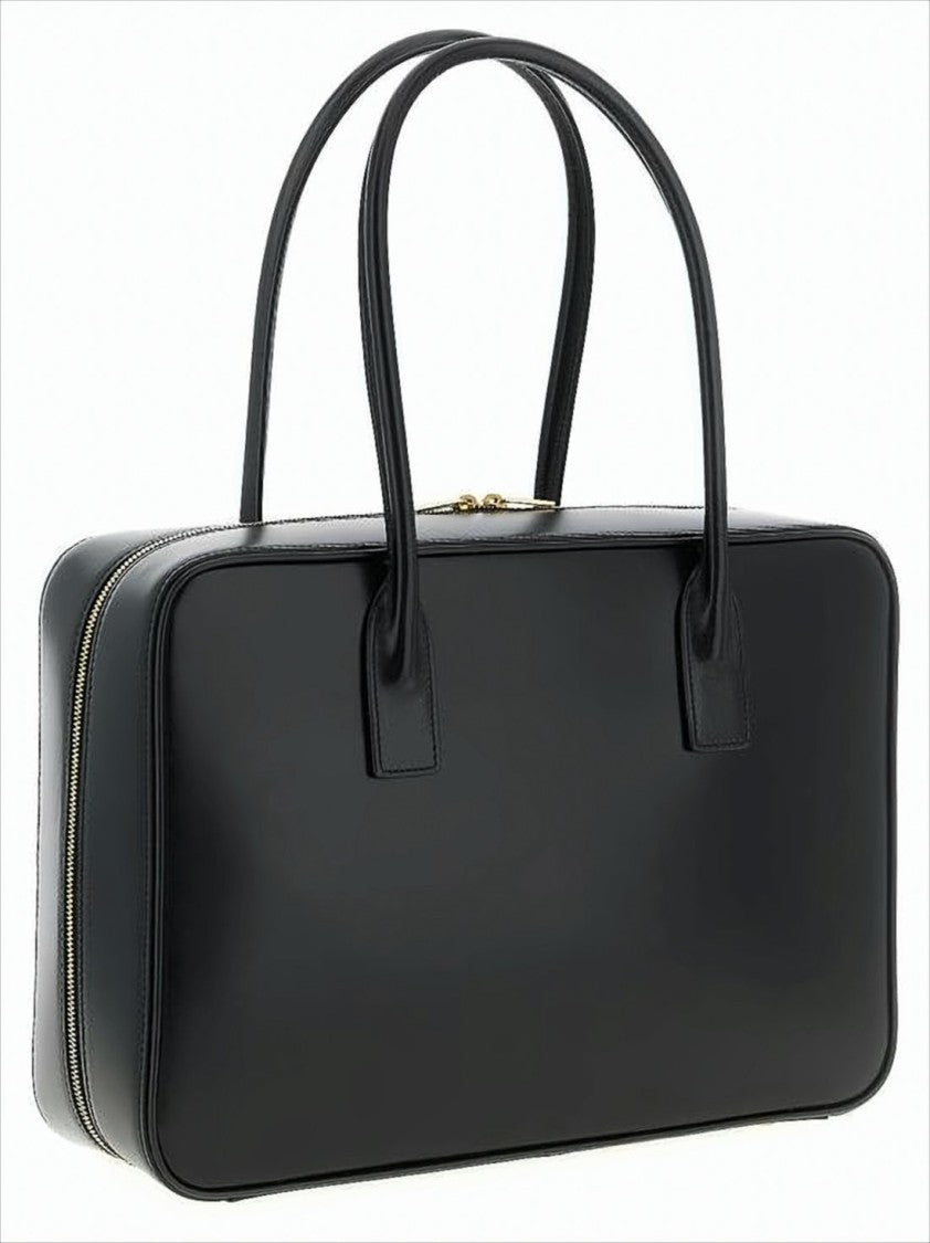 Saint Laurent Rectangular Buffalo Leather Tote Bag