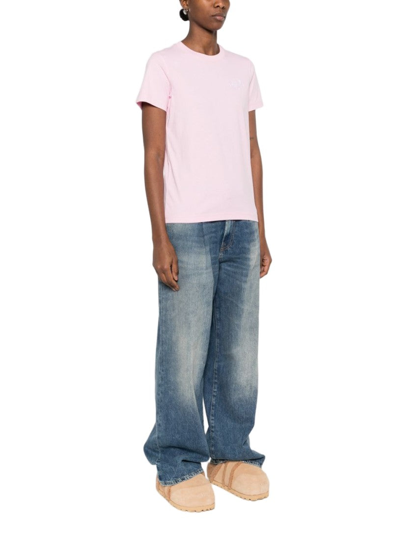 Moschino Pink Silk And Nylon Sleeveless Top