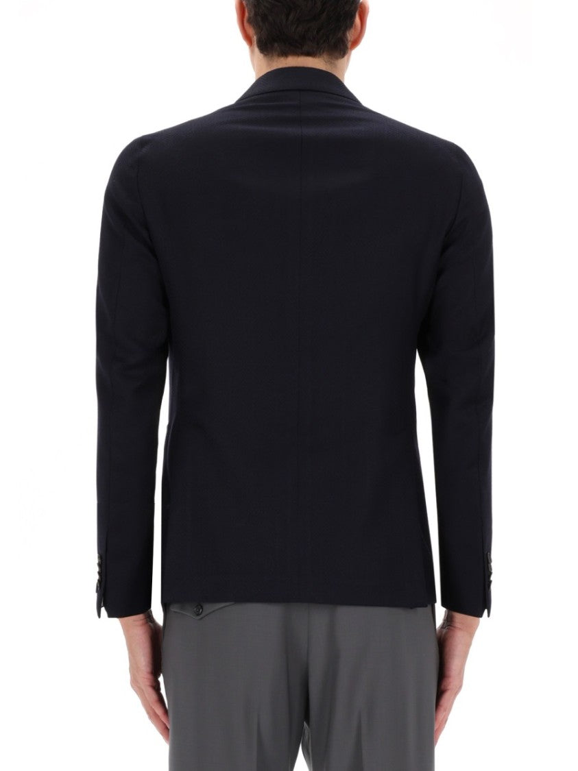 Tagliatore Montecarlo Virgin Wool Structured Blazer