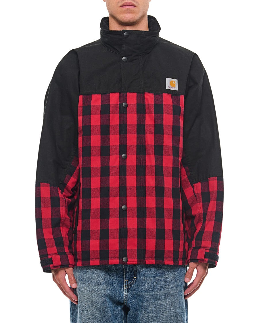 Junya Watanabe Red And Black Check Pattern Jacket