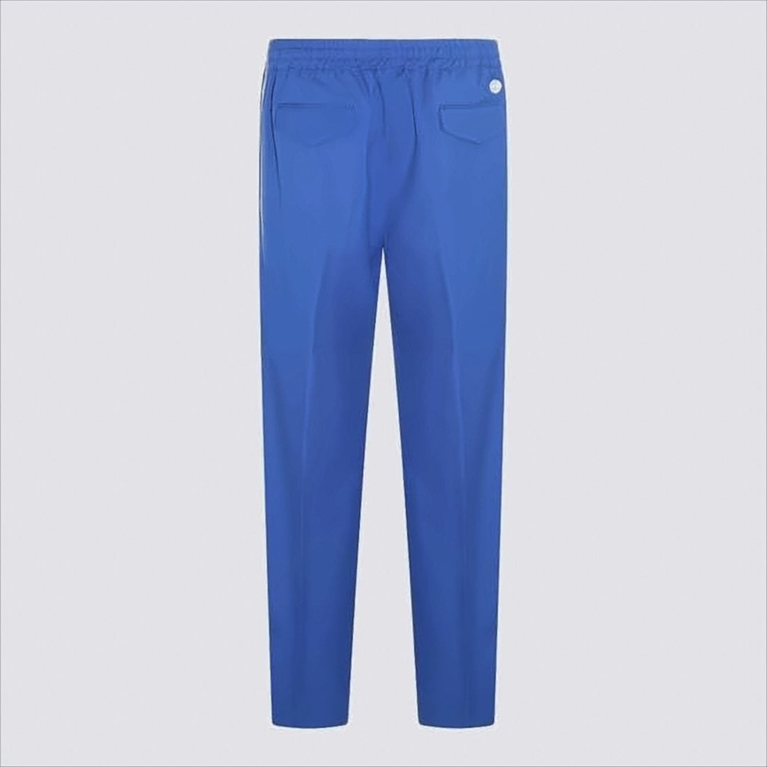 Gucci Slim Tapered Pants In Smooth Blue Mohair