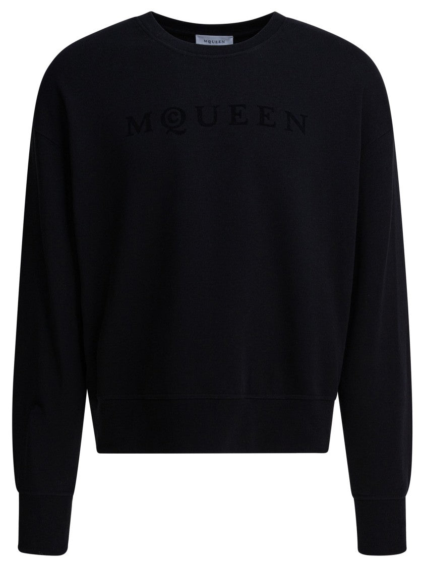 Alexander Mcqueen Timeless Black Cotton Sweatshirt