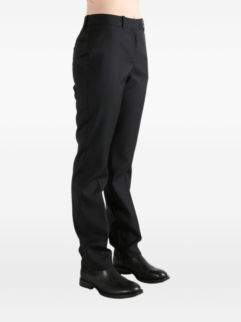 Givenchy Silk And Nylon Straight Leg Trousers