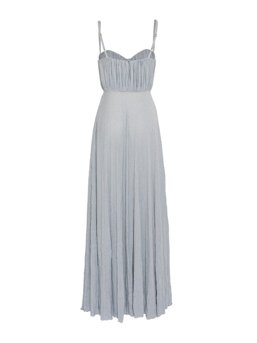 Elisabetta Franchi Sweetheart Neckline Maxi Dress