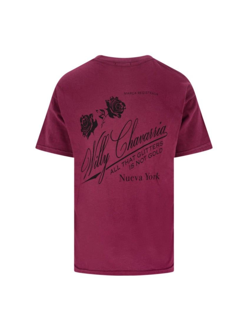 Willy Chavarria Proverb Easy T-Shirt – Red