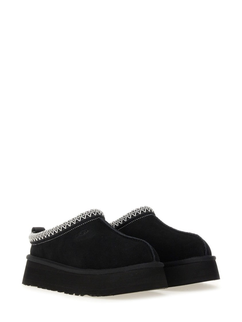 Ugg Tazz Ii Zigzag Stitch Leather Platform Sandals