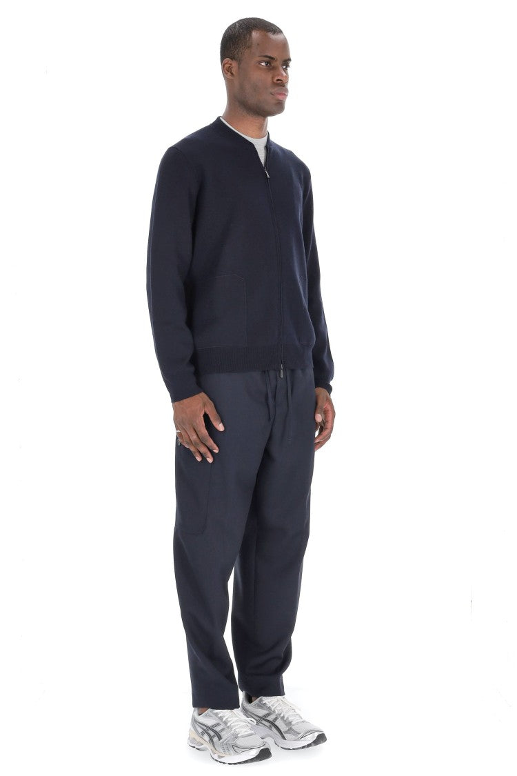 Drumohr Merino Wool Full Zip Sweater