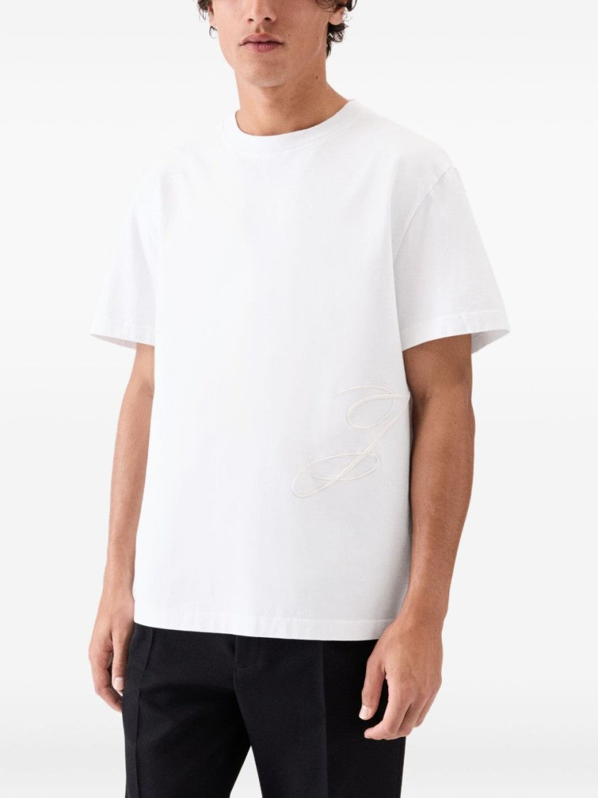 Jacquemus White Crew Neck T-Shirt