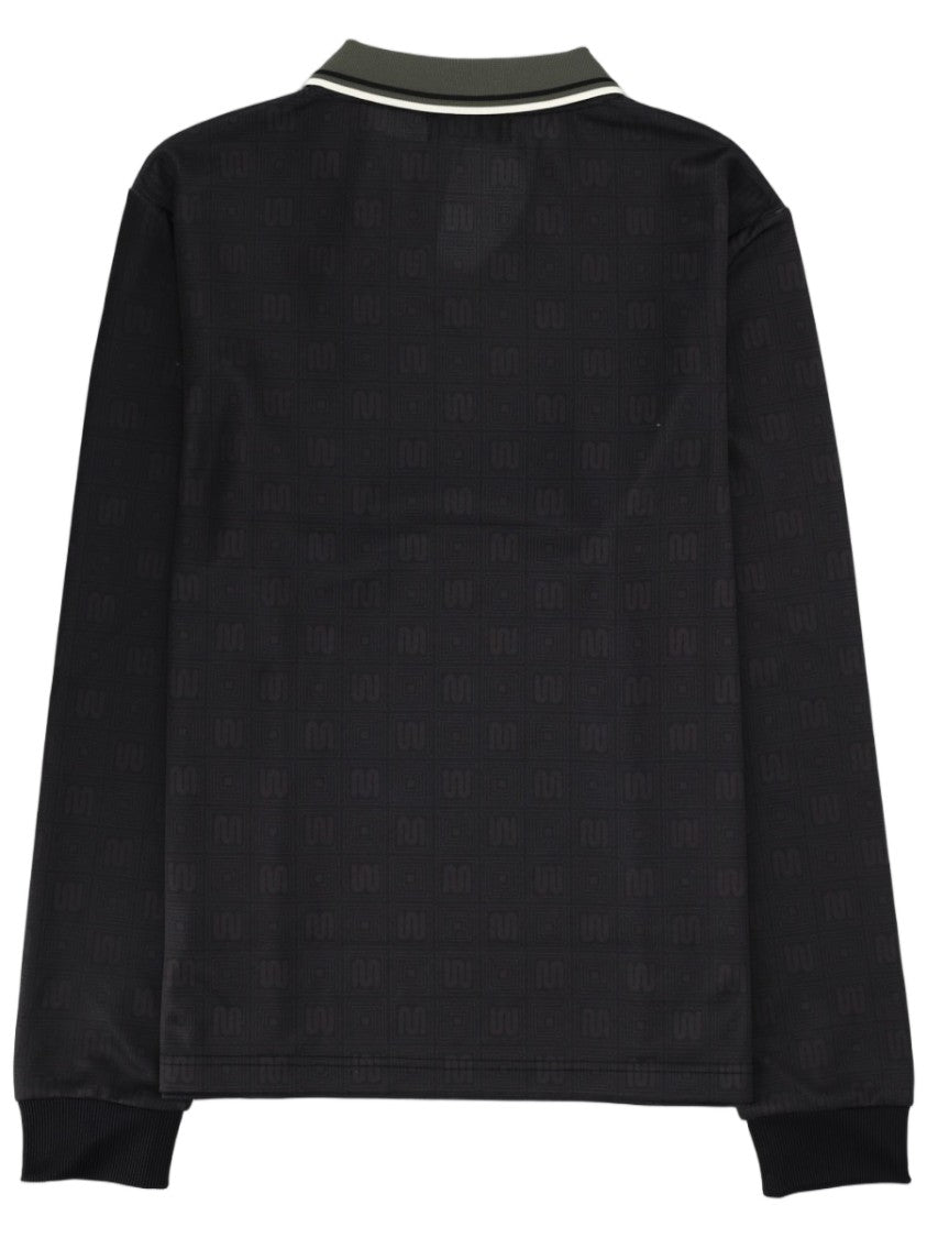 Fred Perry Meyba V-Neck Tonal Polo Shirt