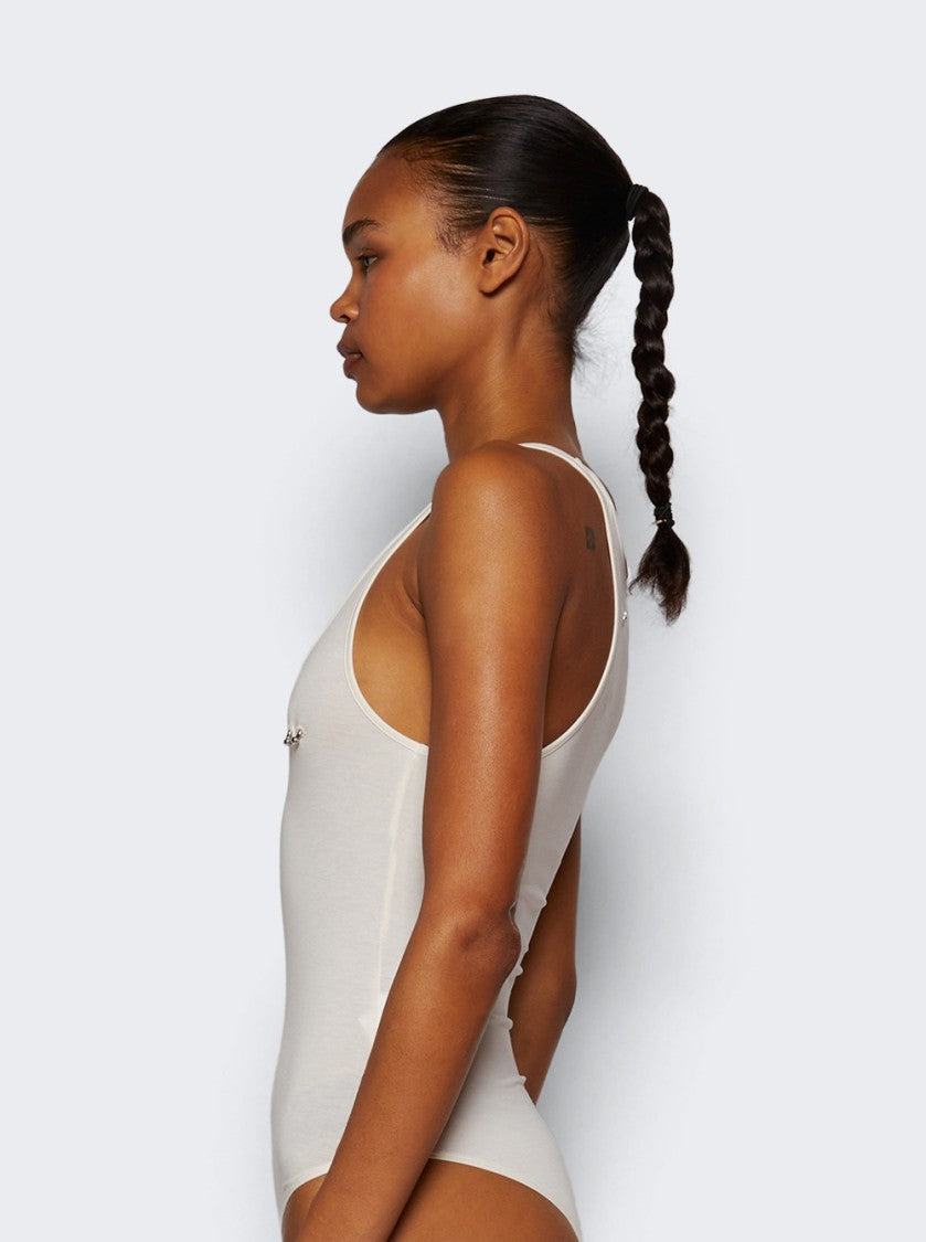 Mugler Pierced Bodysuit - Snow