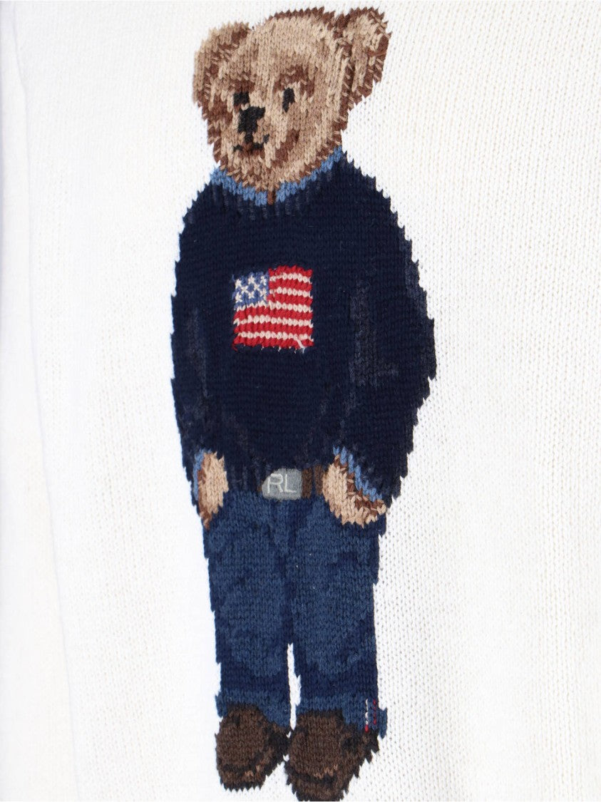 Polo Ralph Lauren "Polo Bear" Sweater White