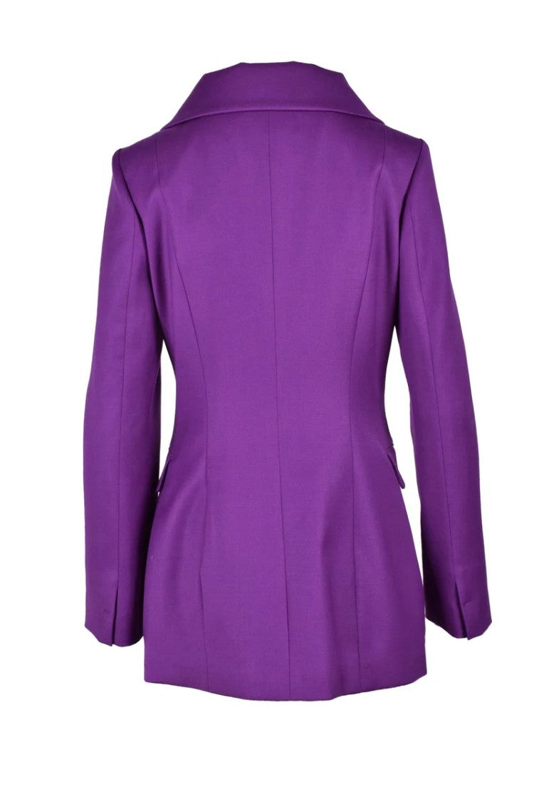 Rochas Blazer Jacket - Purple
