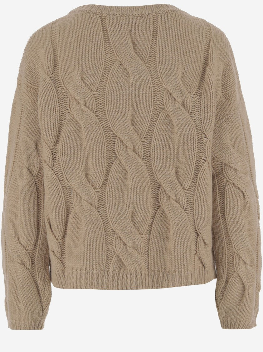 Bruno Manetti Cable Knit Cashmere Sweater