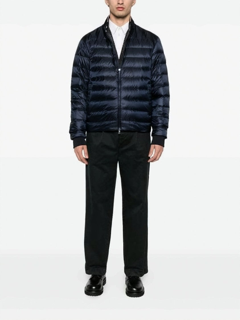 Moncler Quilted Padded Jacket With High Collar