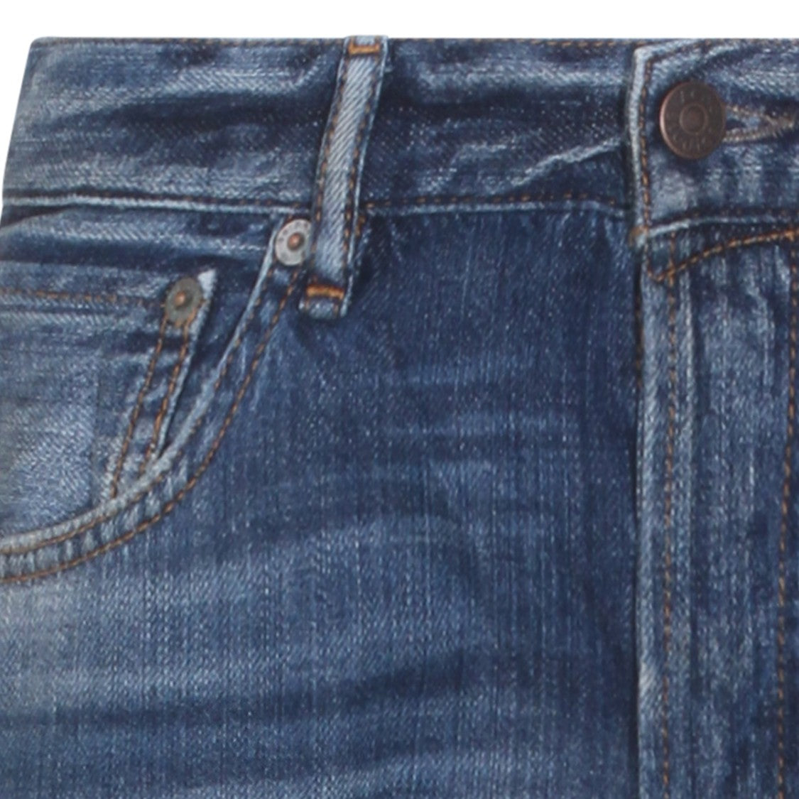 Acne Studios High-Waisted Wide-Leg Jeans With Vintage Wash And Distressing