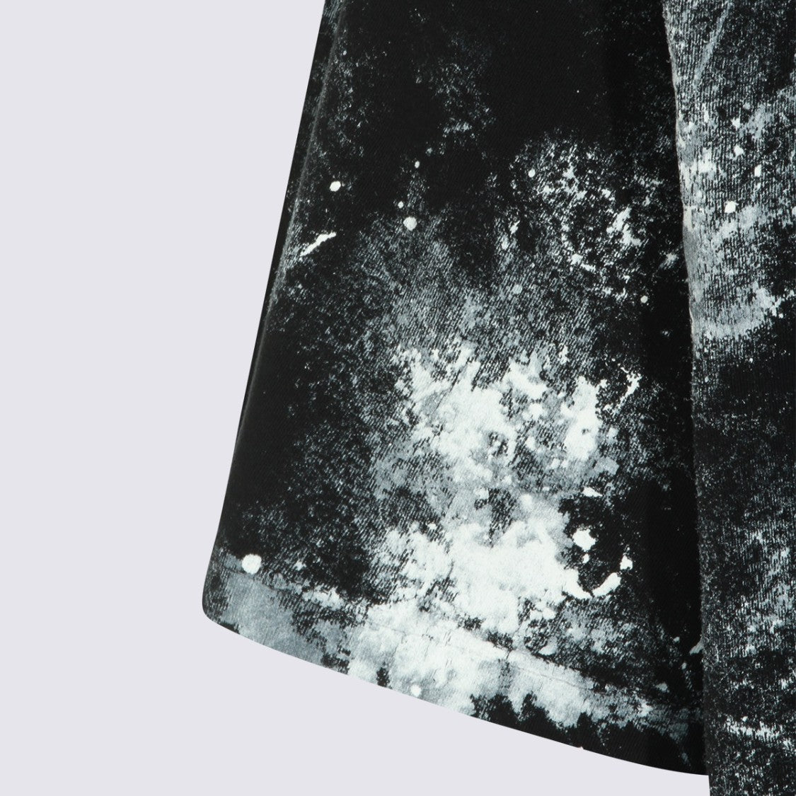 Mm6 By Maison Margiela Short-Sleeved T-Shirt With Abstract Cloud Pattern And Numeric Detail