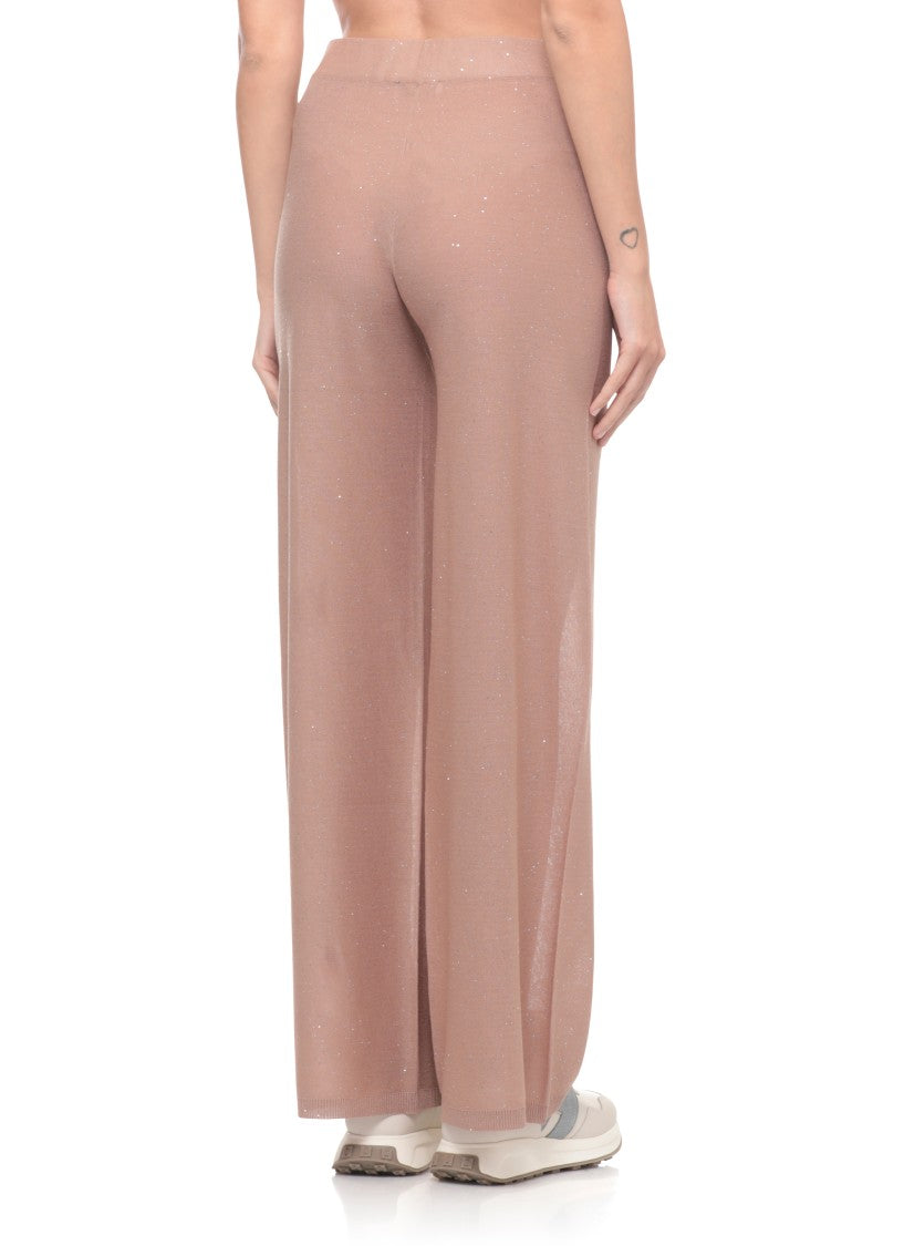 Kangra Viscose Sequined Straight-Leg Pants