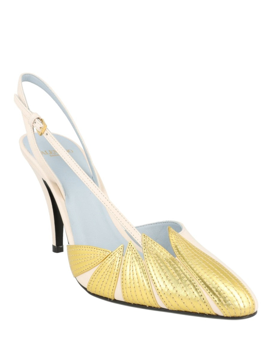 Valentino Foliage Slingback Pumps