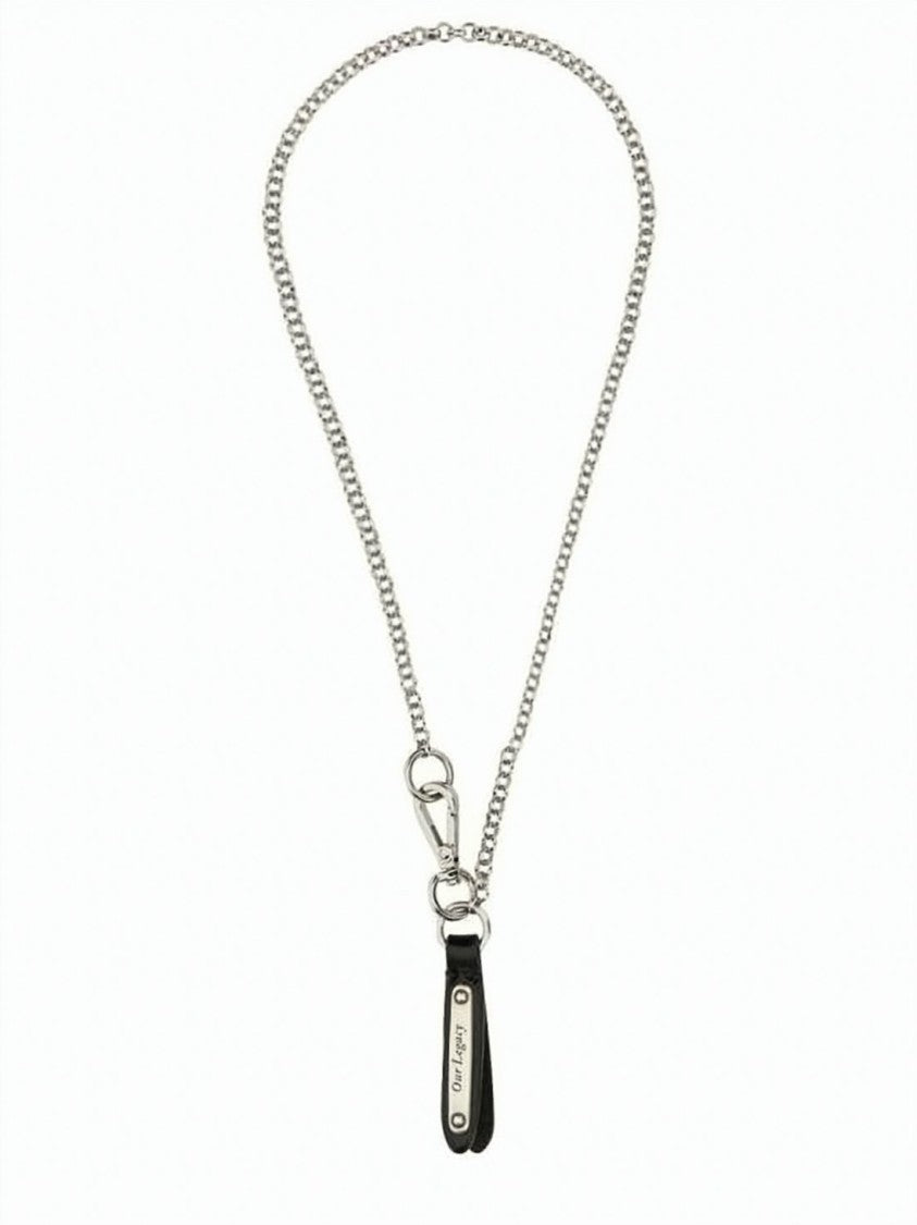 Our Legacy Chain Necklace With Silver-Toned Brass Links
