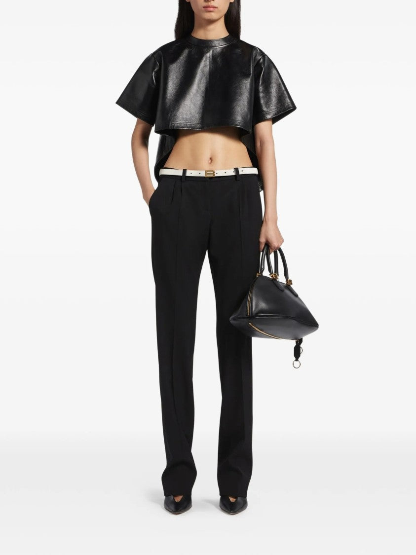 Balenciaga Black Slim Tailored Straight-Leg Pants