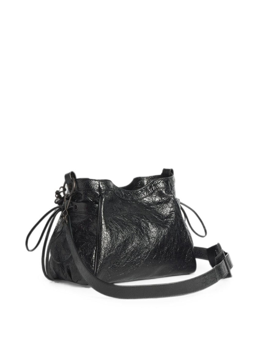 Balenciaga Black Le City Small Lambskin Bucket Bag