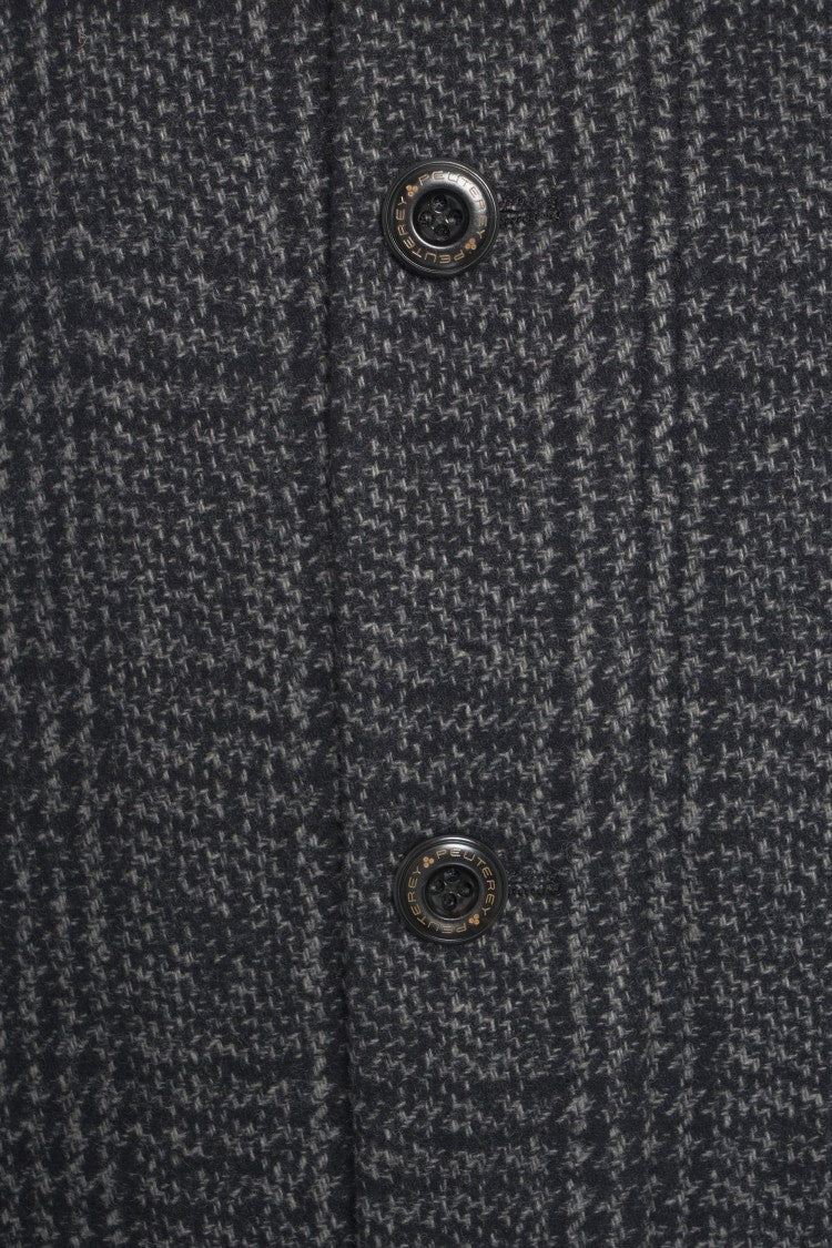 Peuterey Glencheck Coat With Removable Inner Bib