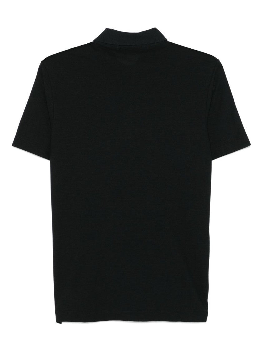 Zanone Classic Polo Shirt With Front Button Placket