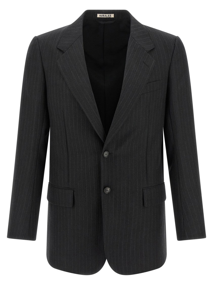 Auralee Pinstripe Blazer