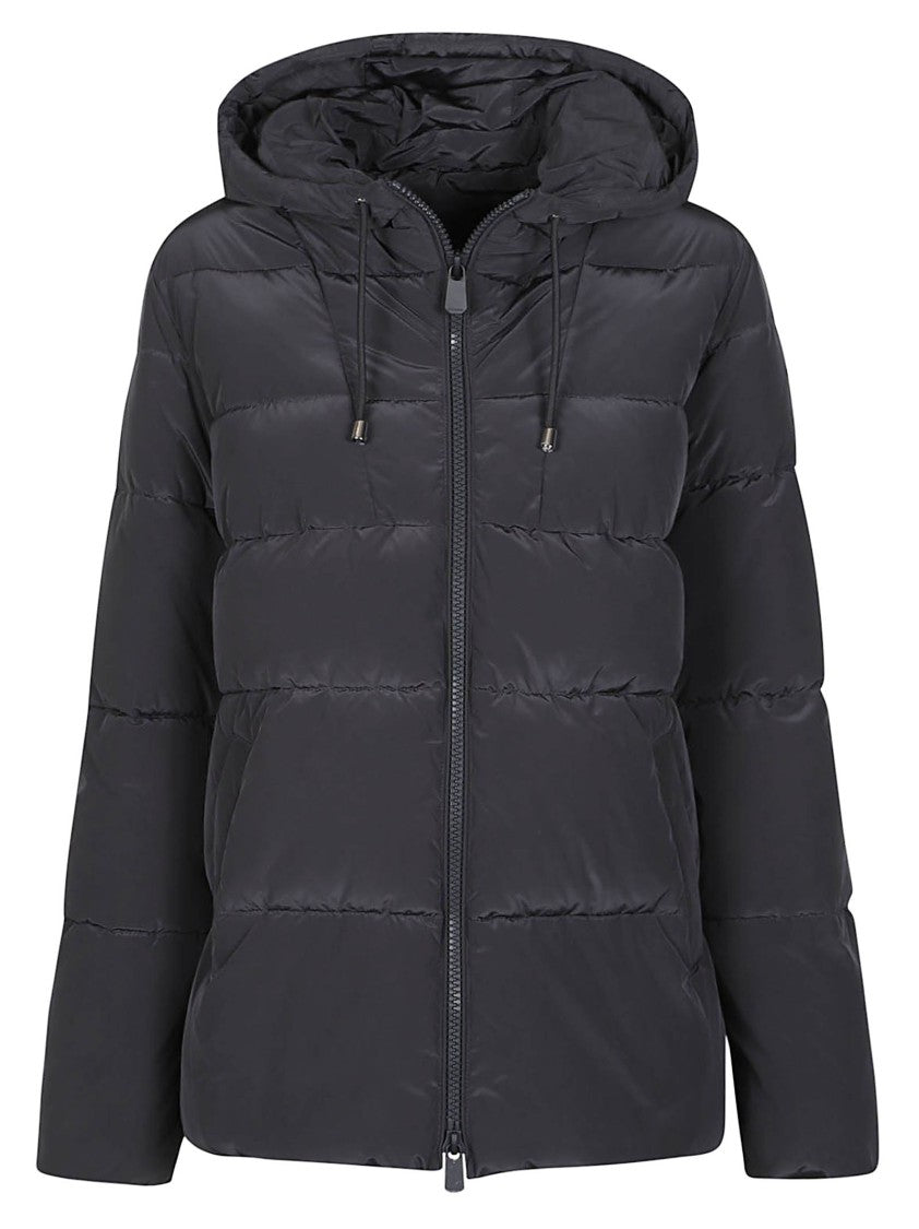 Pinko Black Eleodoro Padded Caban Polyester-Blend Jacket